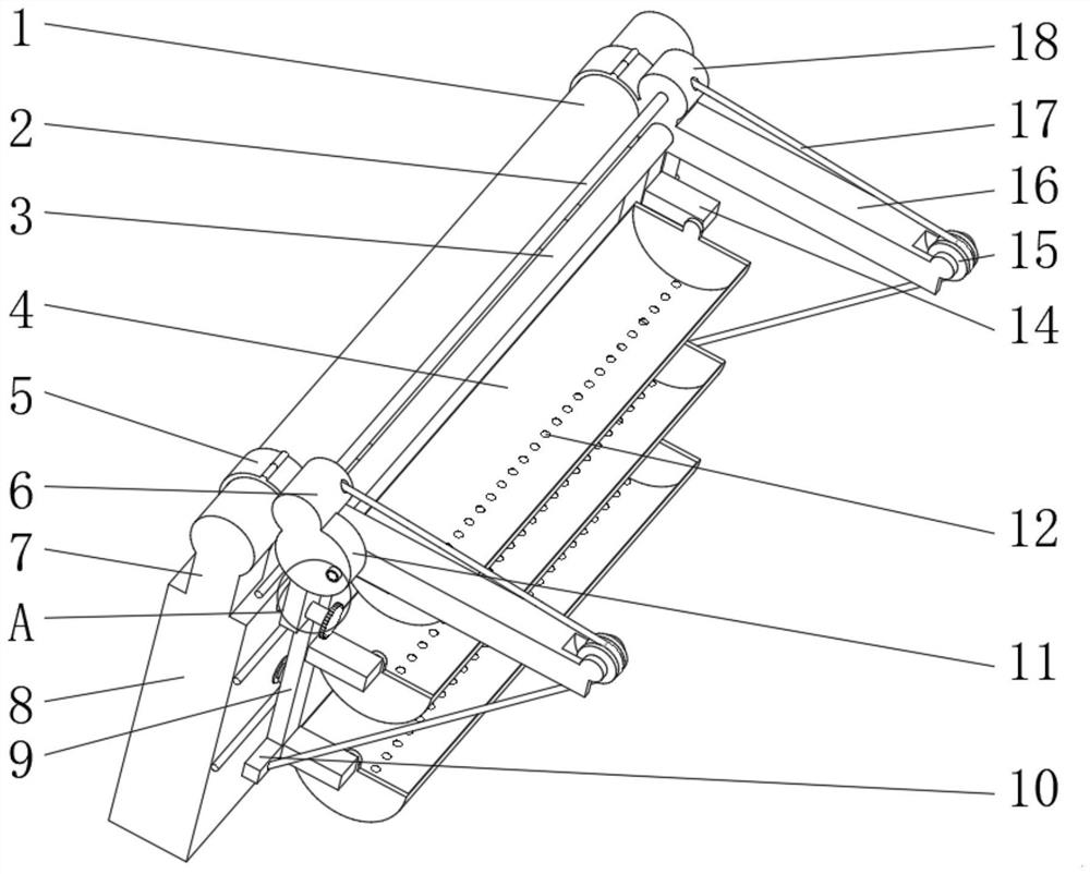 Urban viaduct three-dimensional green planting device system