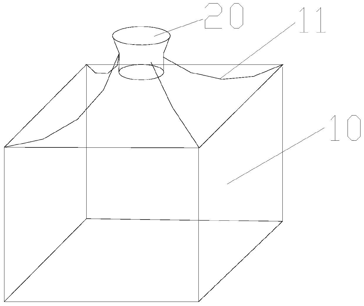 Cordyceps militaris cultivation container and using method thereof