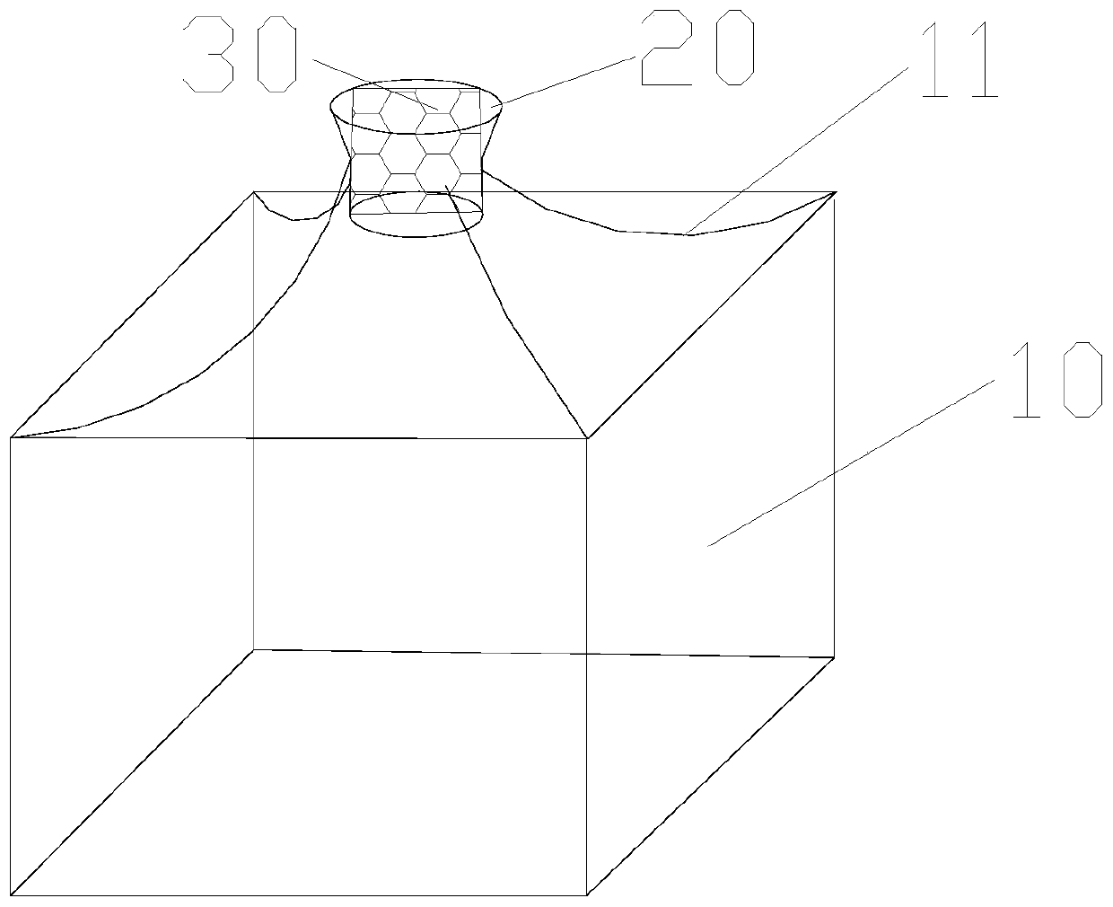 Cordyceps militaris cultivation container and using method thereof