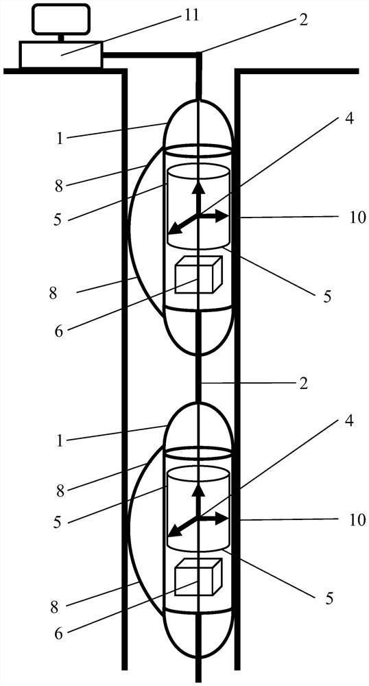 In-well seismic data acquisition device and method based on MEMS optical fiber detector