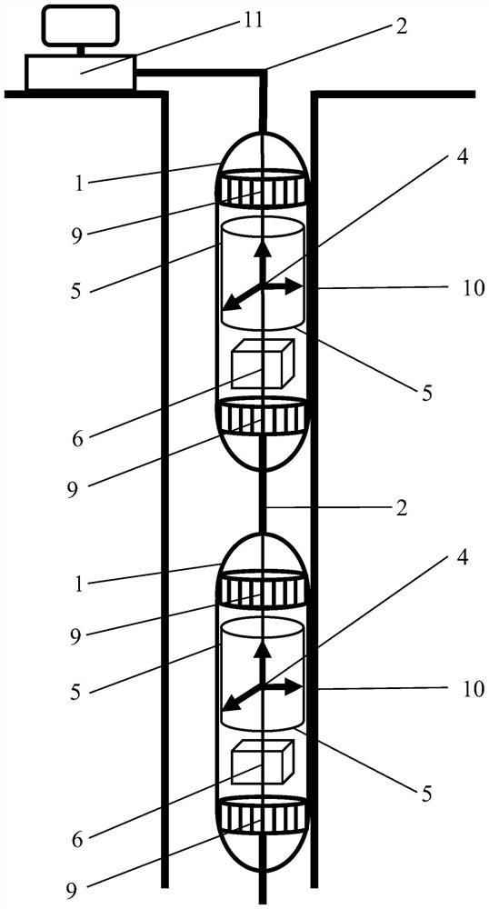 In-well seismic data acquisition device and method based on MEMS optical fiber detector