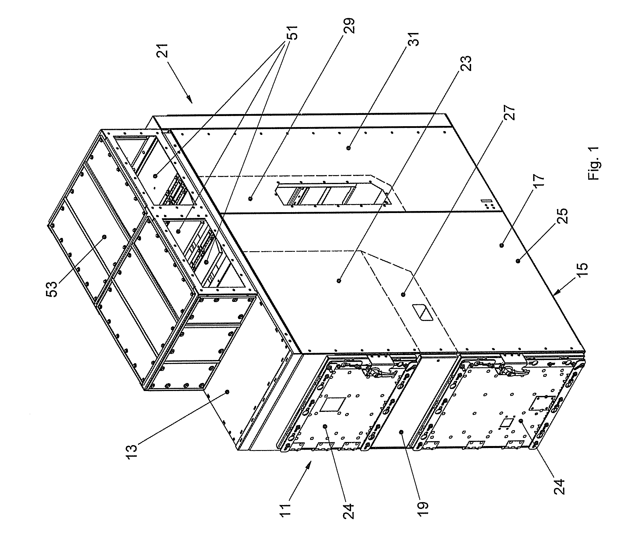 Arc-resistant switchgear enclosure with vent arrangement of a lower compartment