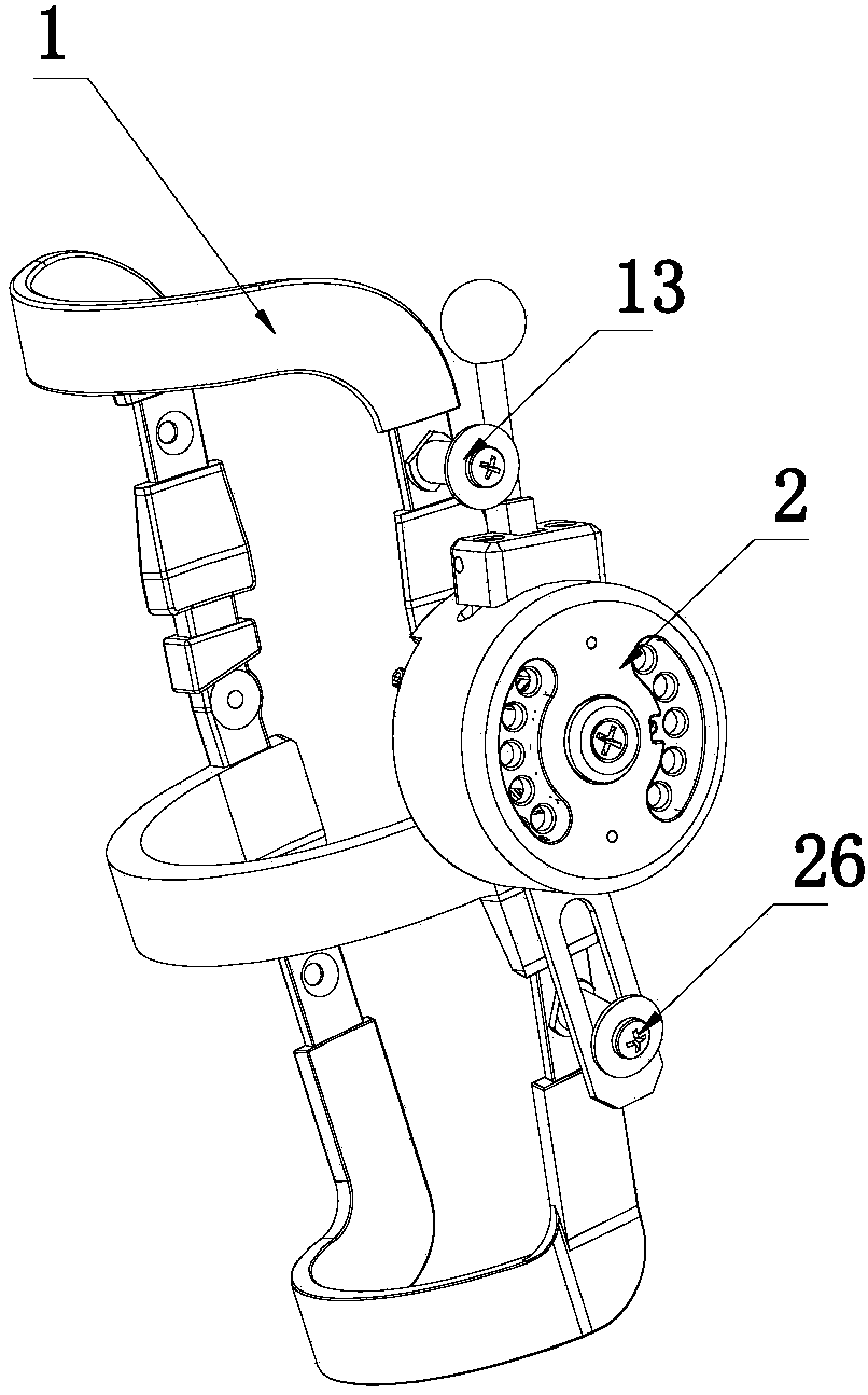 Torque device for bandy leg correction