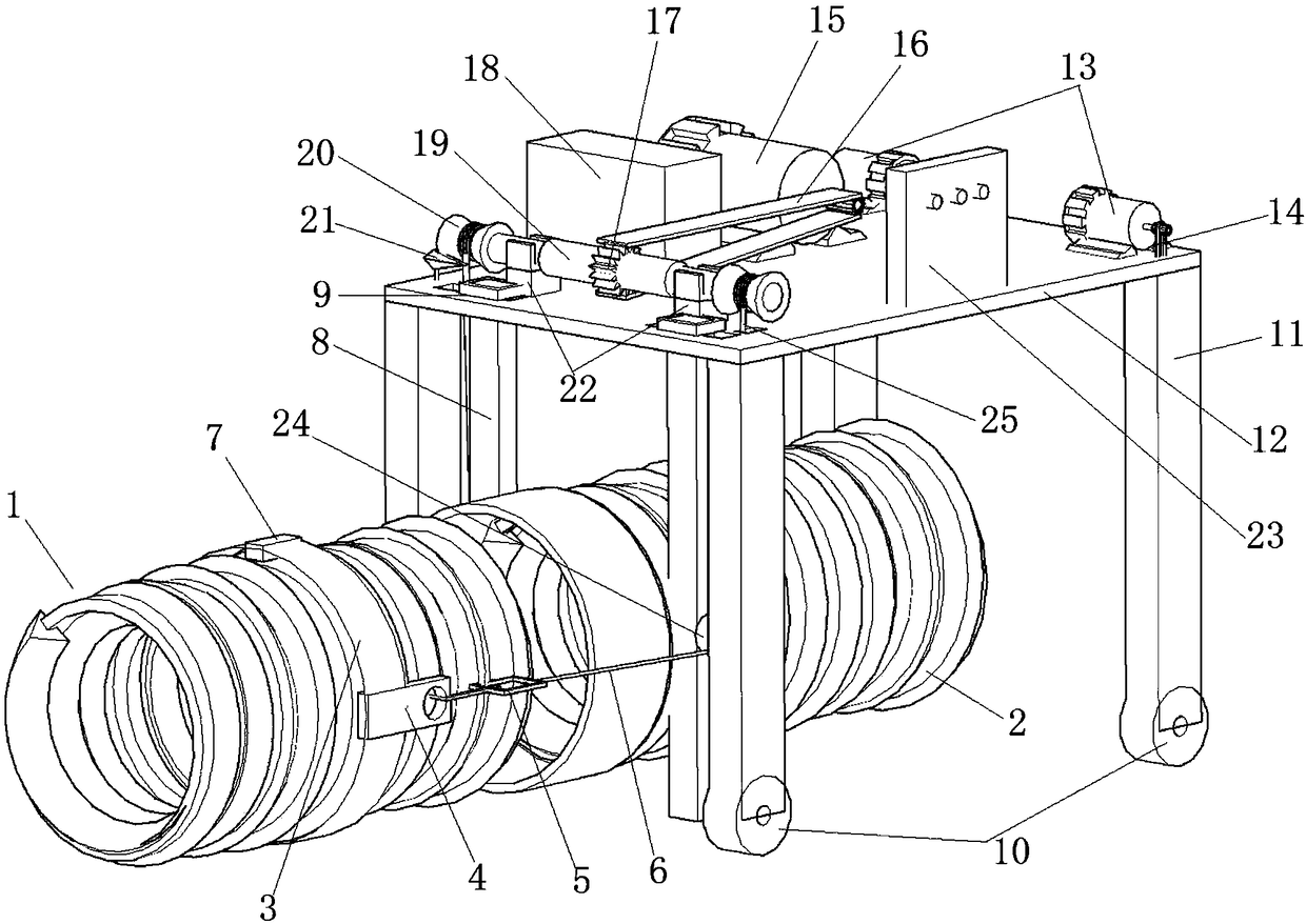 Efficient insertion pipe joint mounting device