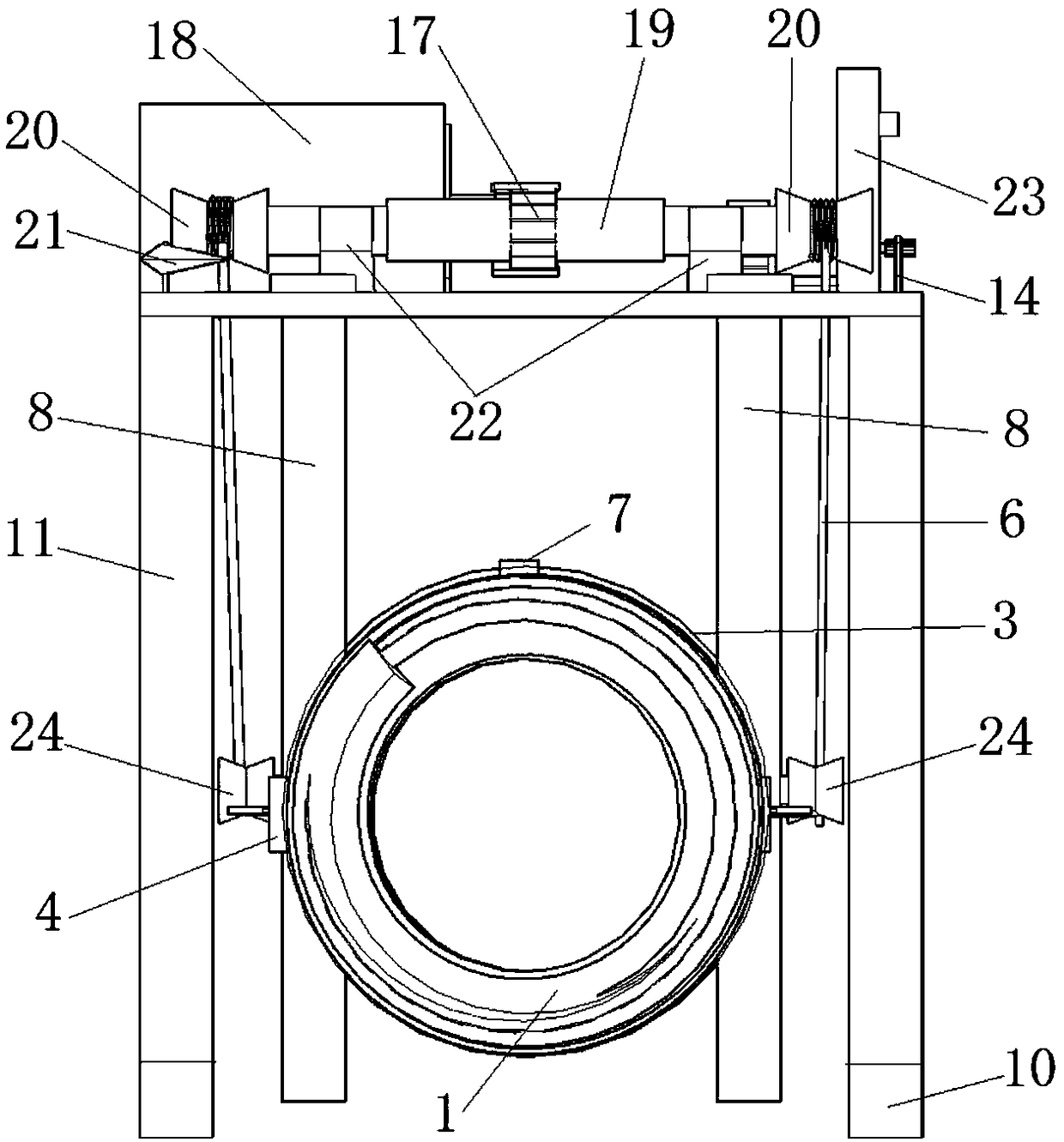 Efficient insertion pipe joint mounting device