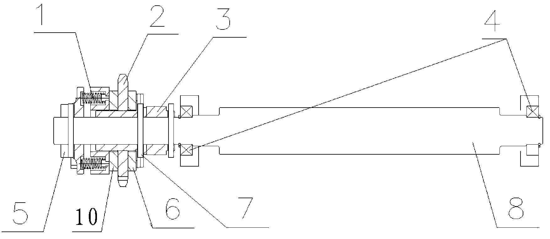 Friction adjustable power roller feeding channel