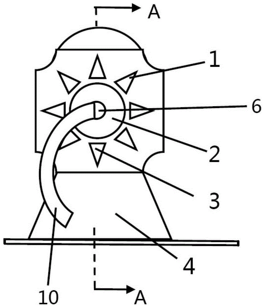 A complete set of imitation ecological roller machinery for three-dimensional planting