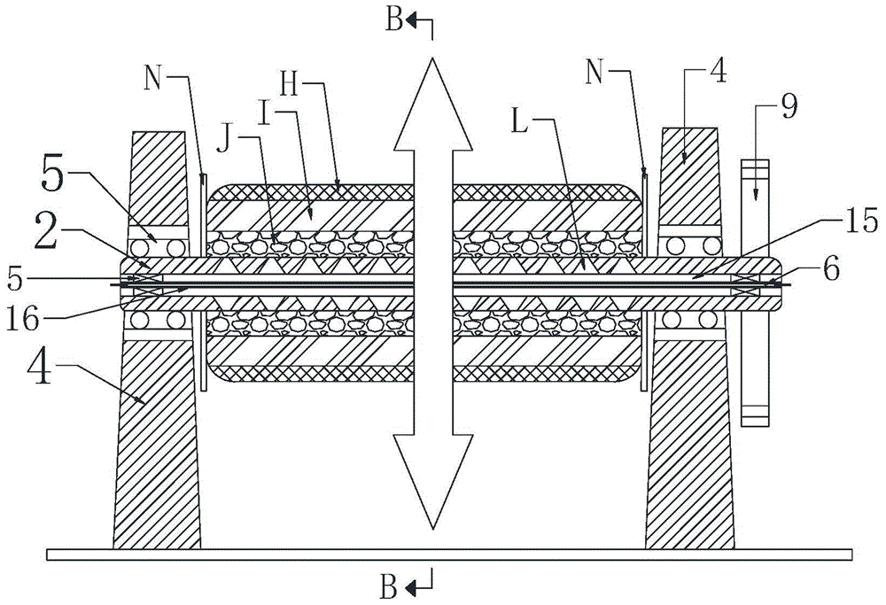 A complete set of imitation ecological roller machinery for three-dimensional planting