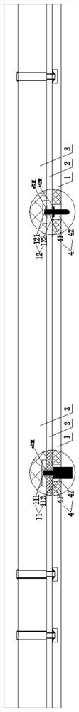 A combined array element precise alignment assembly device and method