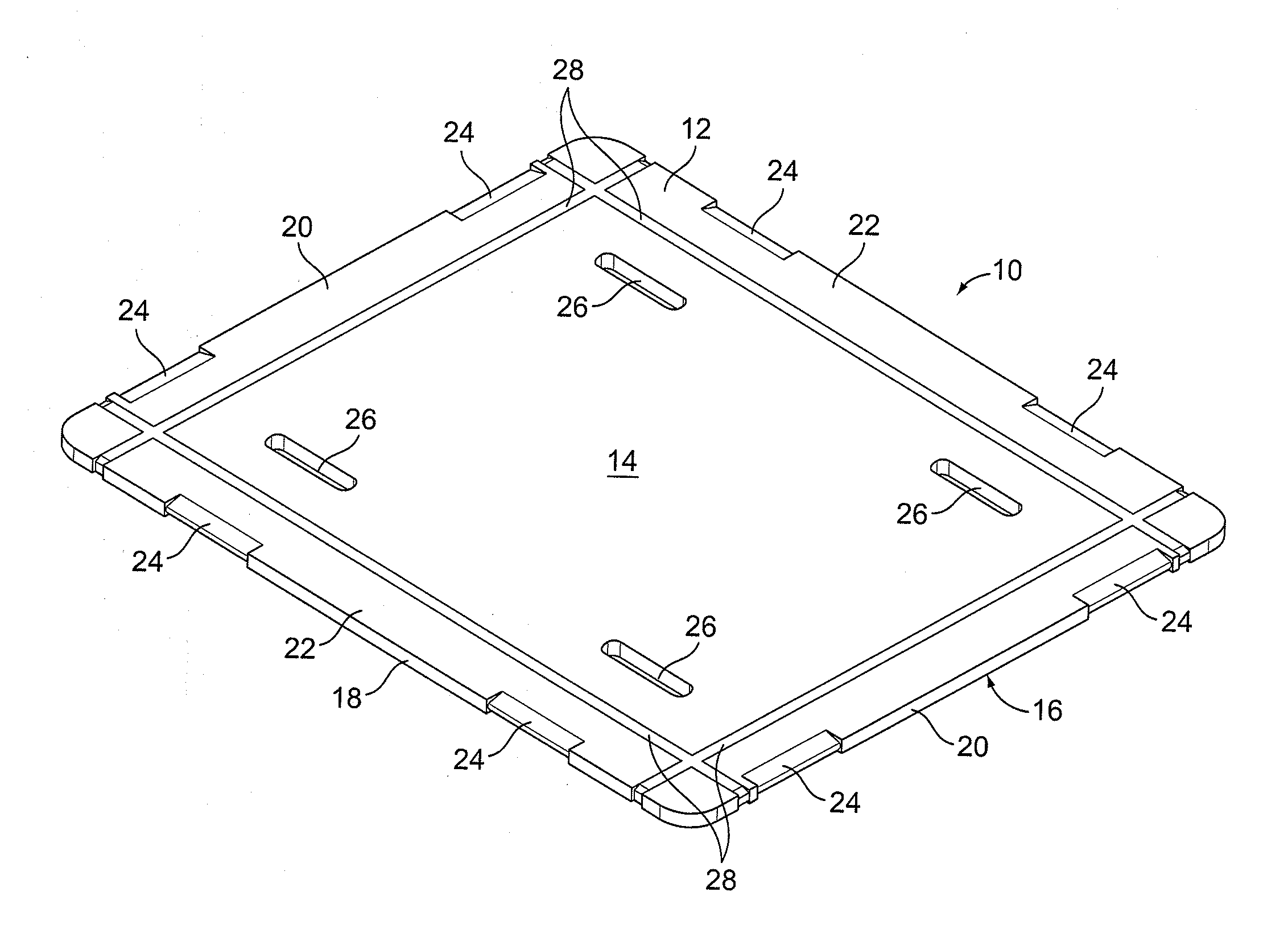 Rigid Urethane Self-Skinning Foam Top Frame, Pallet Support Board, and Pallet