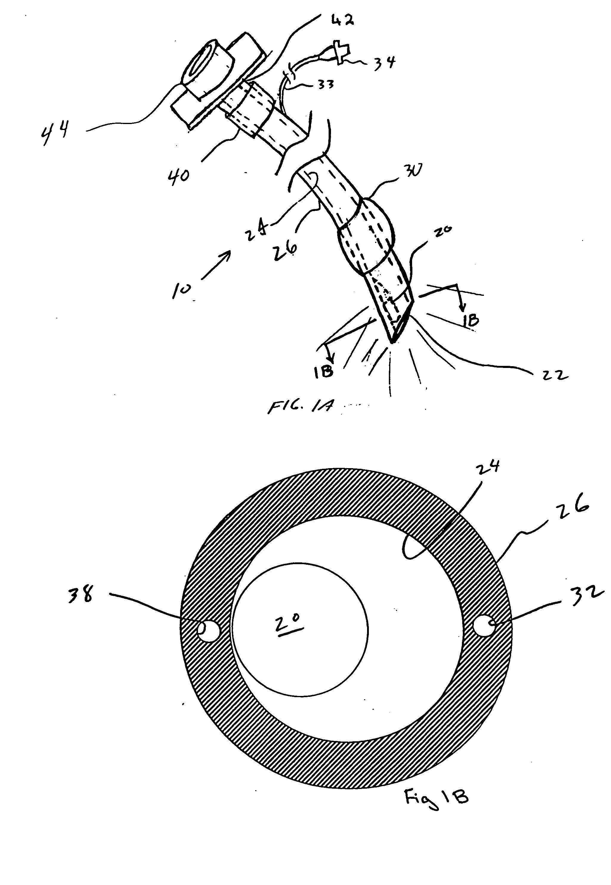 Airway products having LEDs