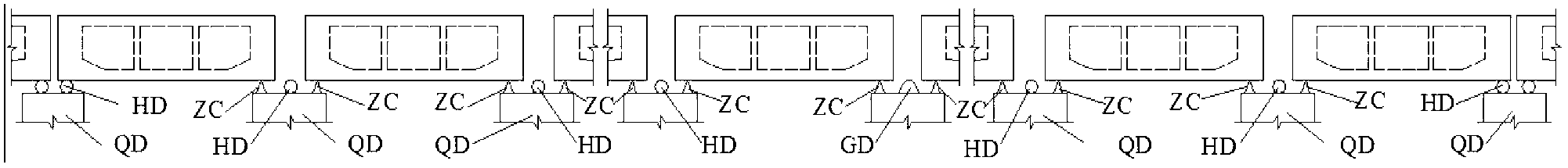 Realization method of seamless rail for straddle-type monorail transportation