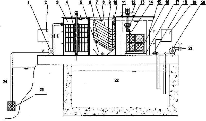 High-efficiency combined water purifier