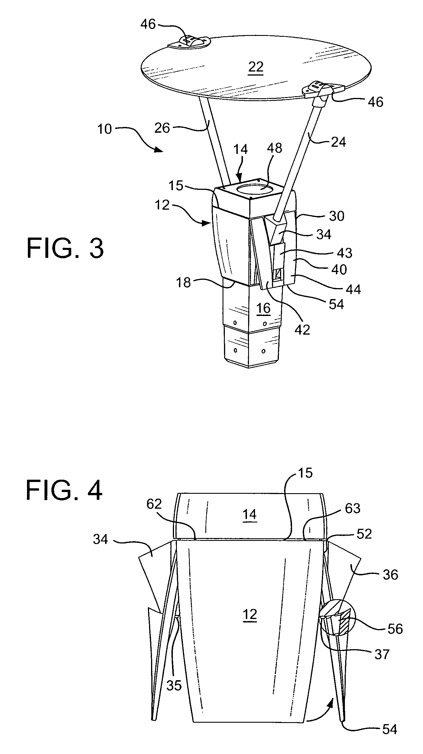 Lighting fixture having a latching system and an auxiliary emergency light