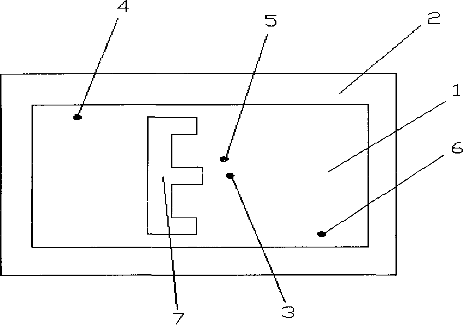 GPS and Bluetooth double-frequency and micro-strip antenna