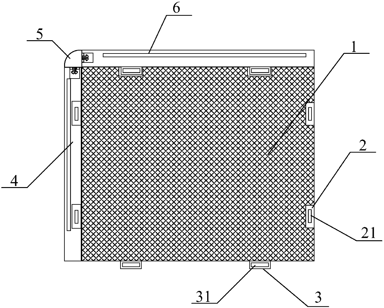 Plastic combined type plastic floor