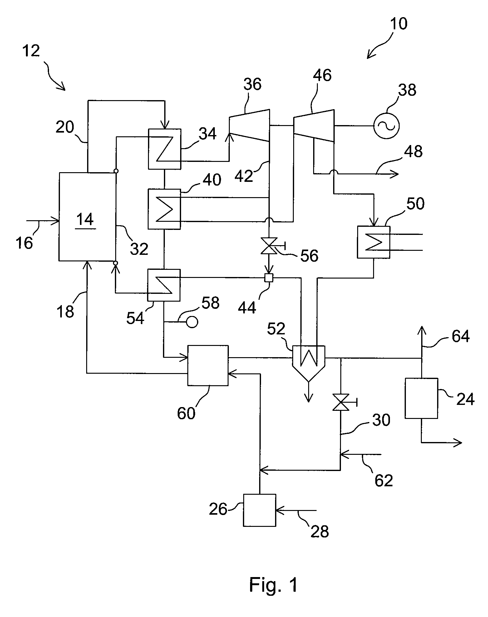 Oxyfuel Combusting Boiler System and a Method of Generating Power By Using the Boiler System