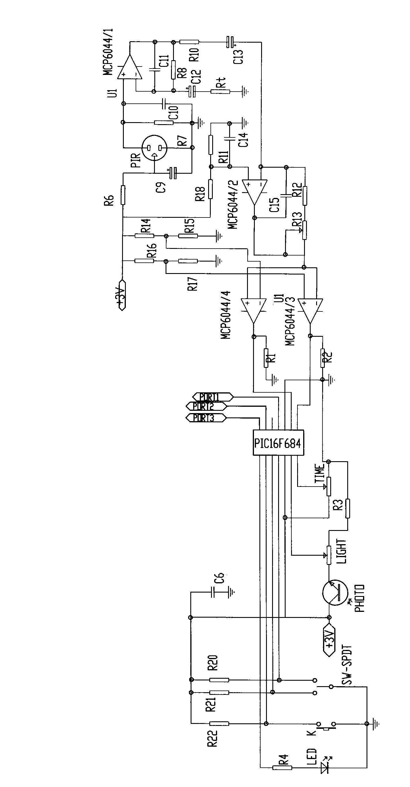 Human body sensing switch and working method thereof