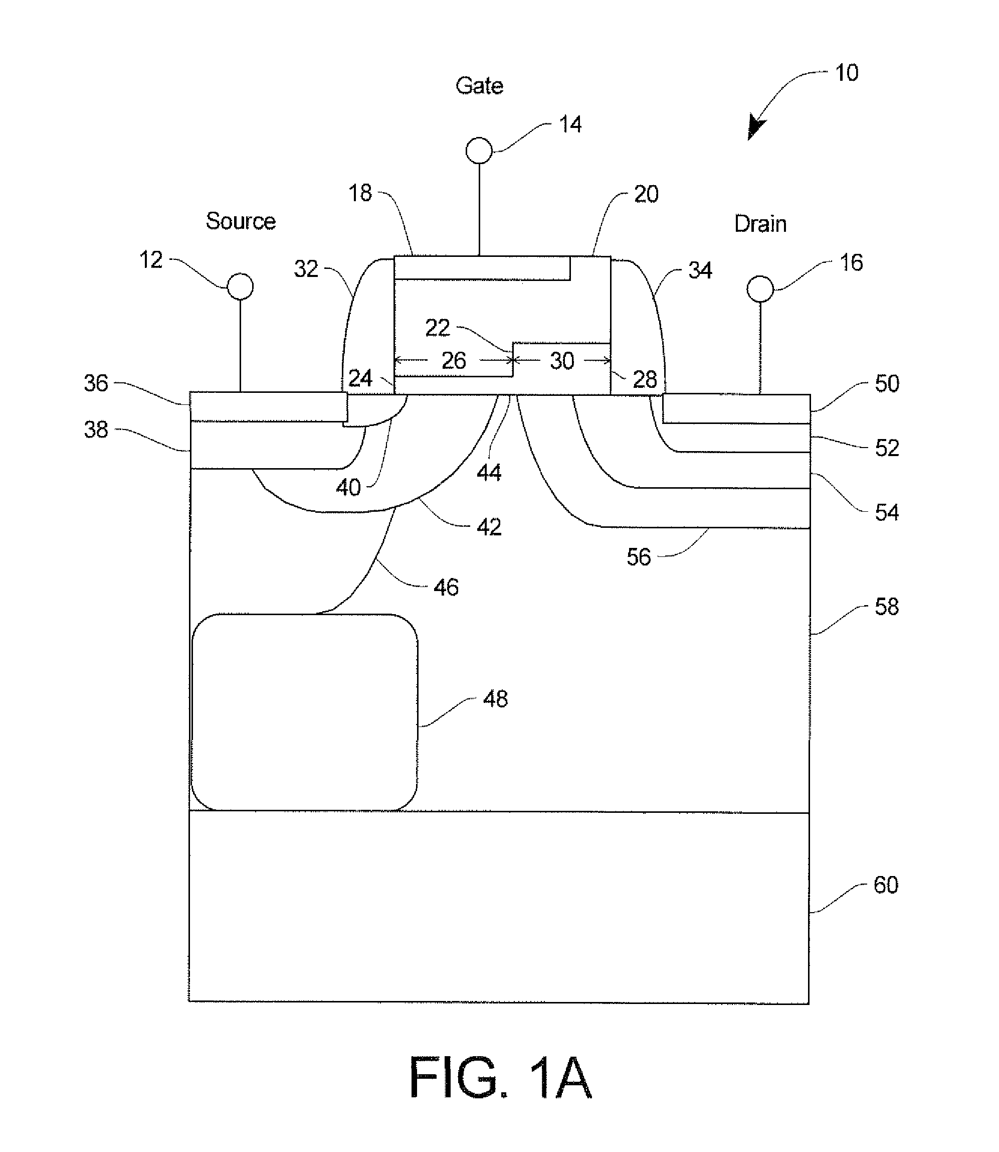 Integrated complementary low voltage rf-ldmos