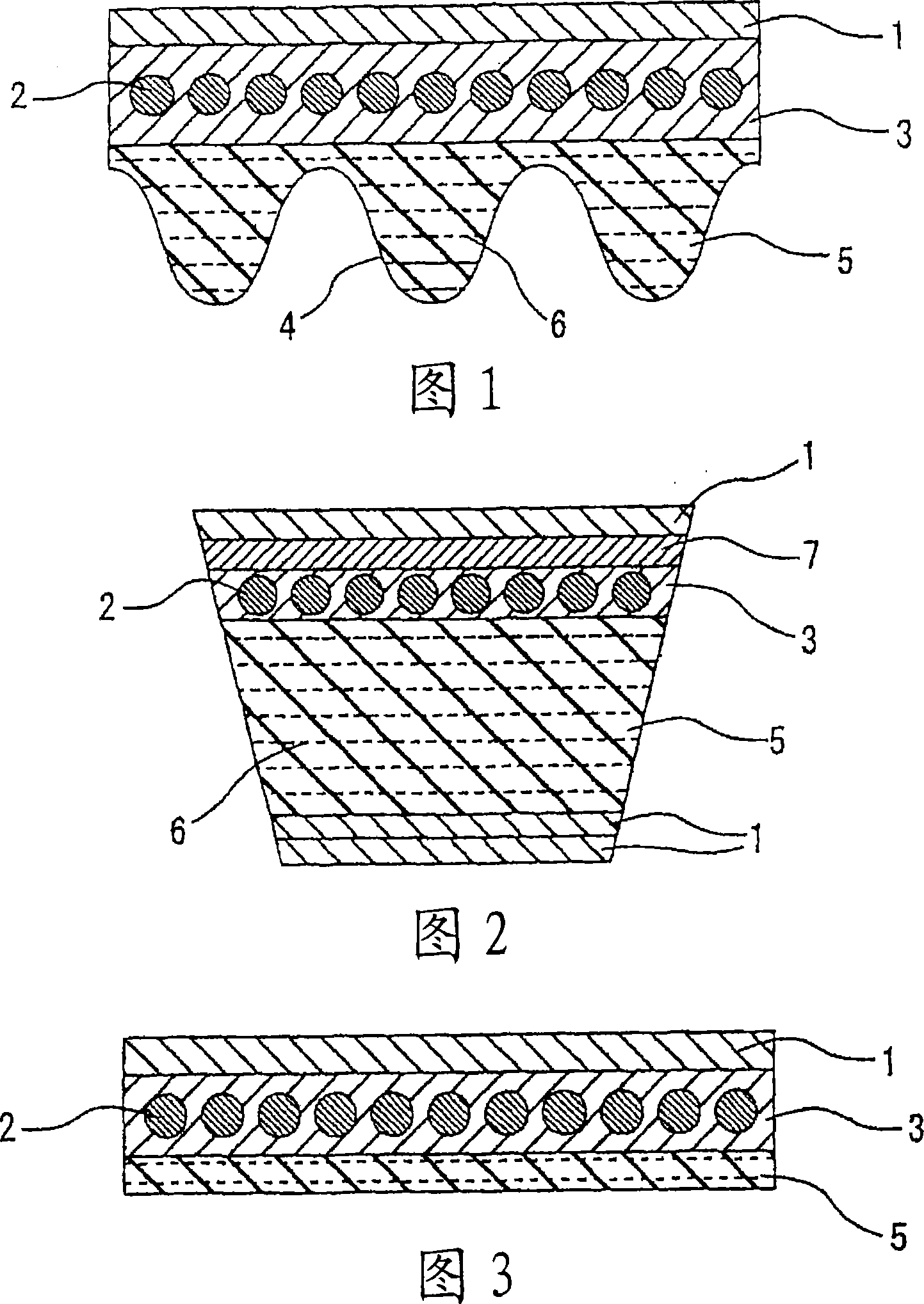 Friction transmission belt