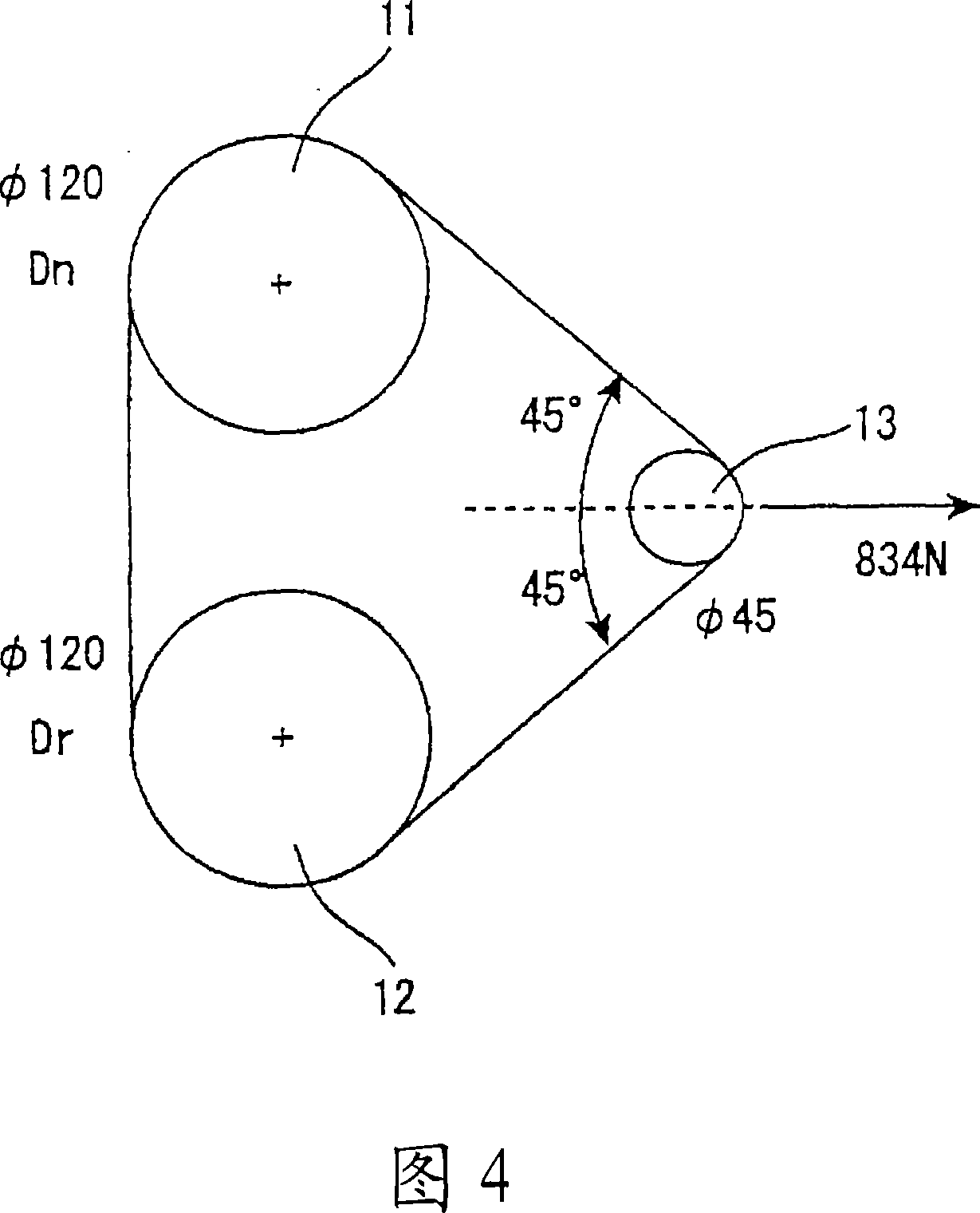 Friction transmission belt