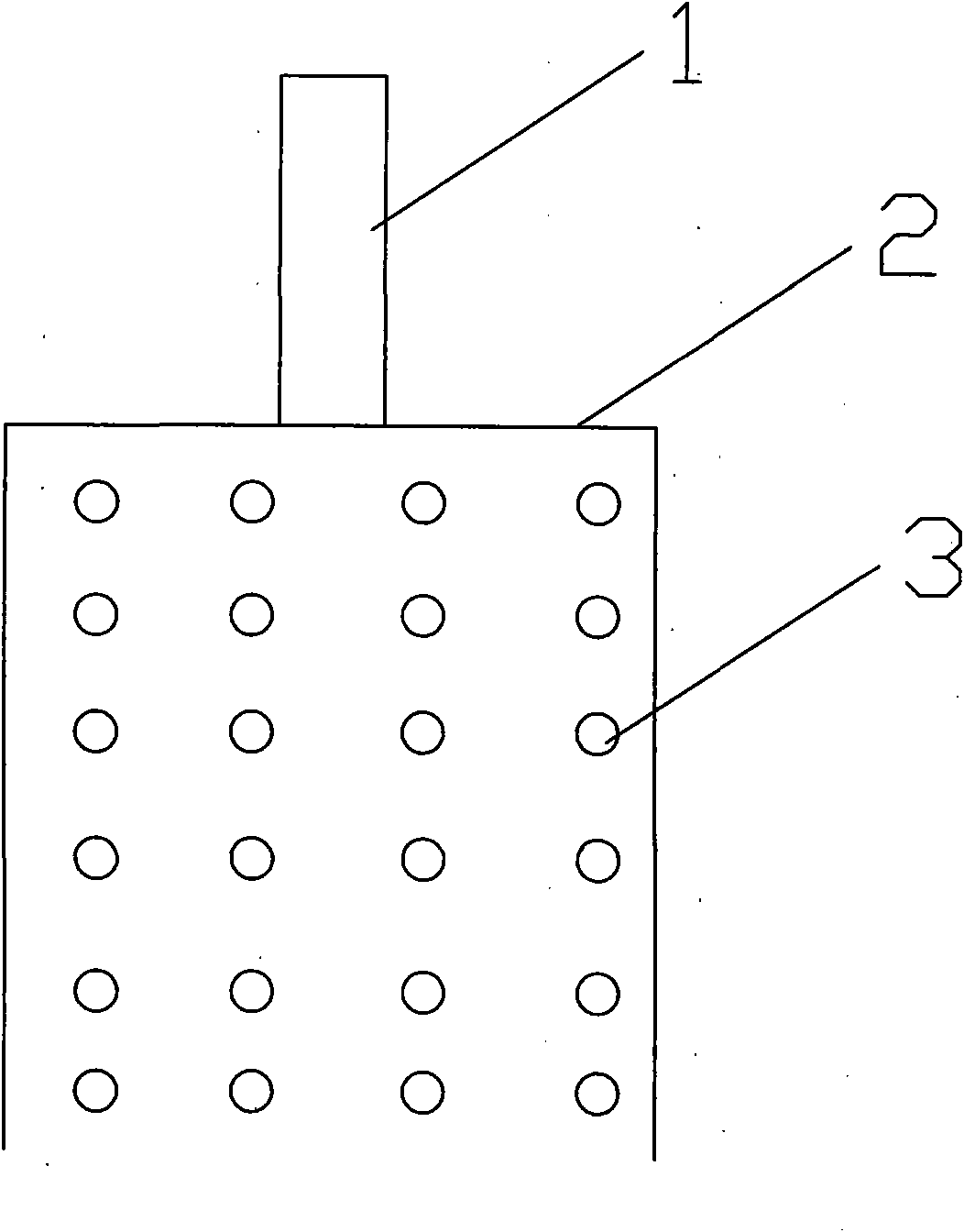 Bucket foundation reinforcing method of sandy foundation