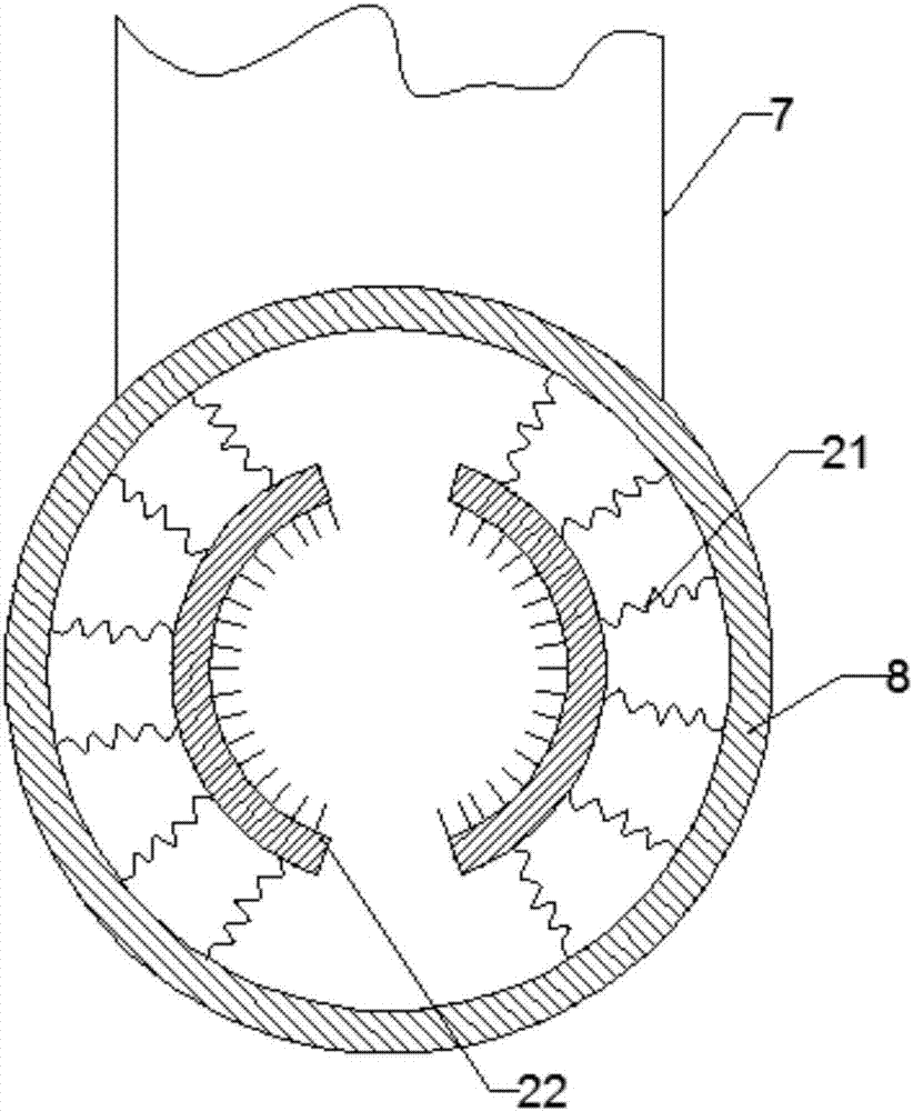 Building bar derusting device with good derusting effect