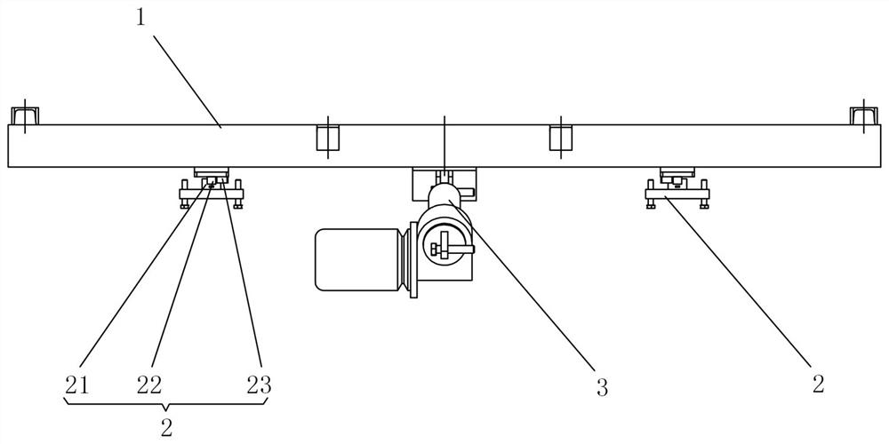 Transport trolley joint filling mechanism and transport trolley for plane mobile three-dimensional parking garage