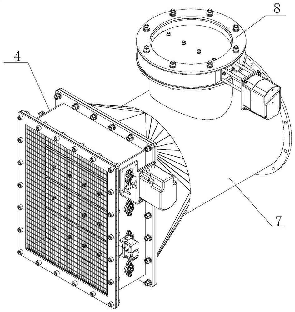 Split hot air type low-nitrogen gas burner