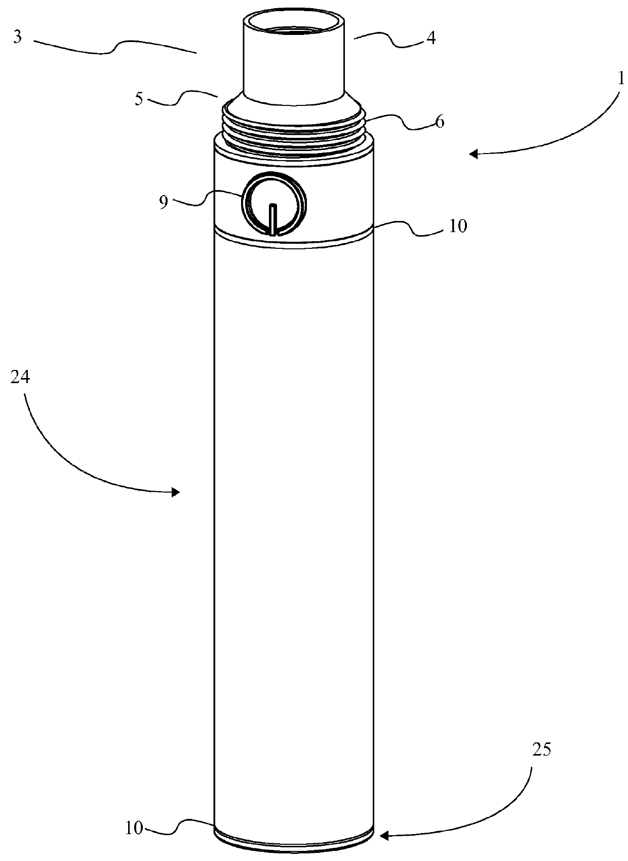 Spring loaded rechargeable battery assembly