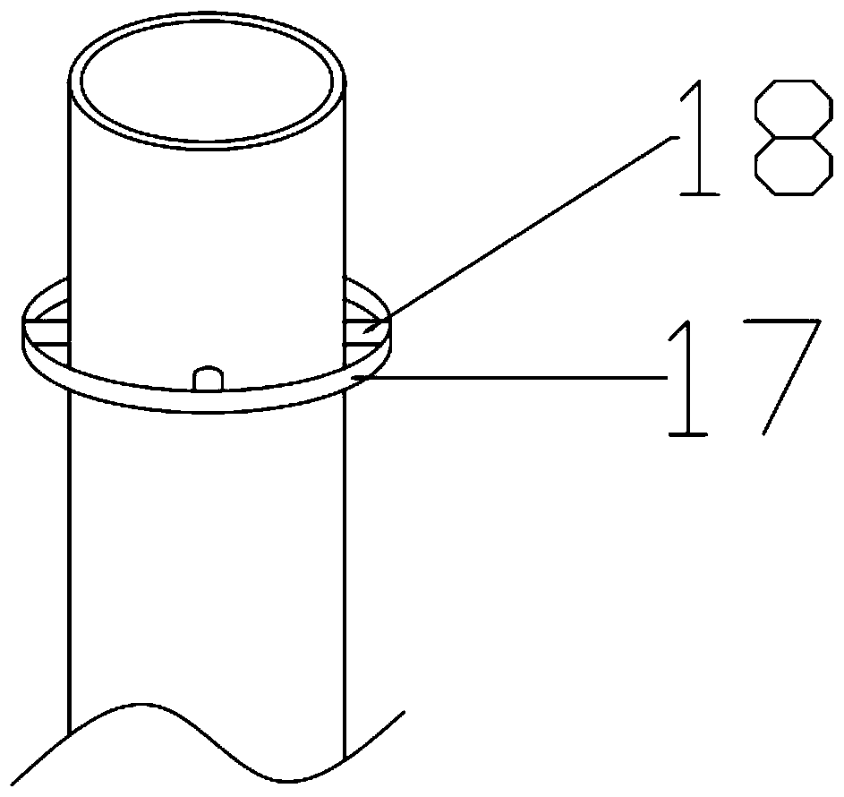 Industrial waste gas desulfurization, denitrification and dust removal device