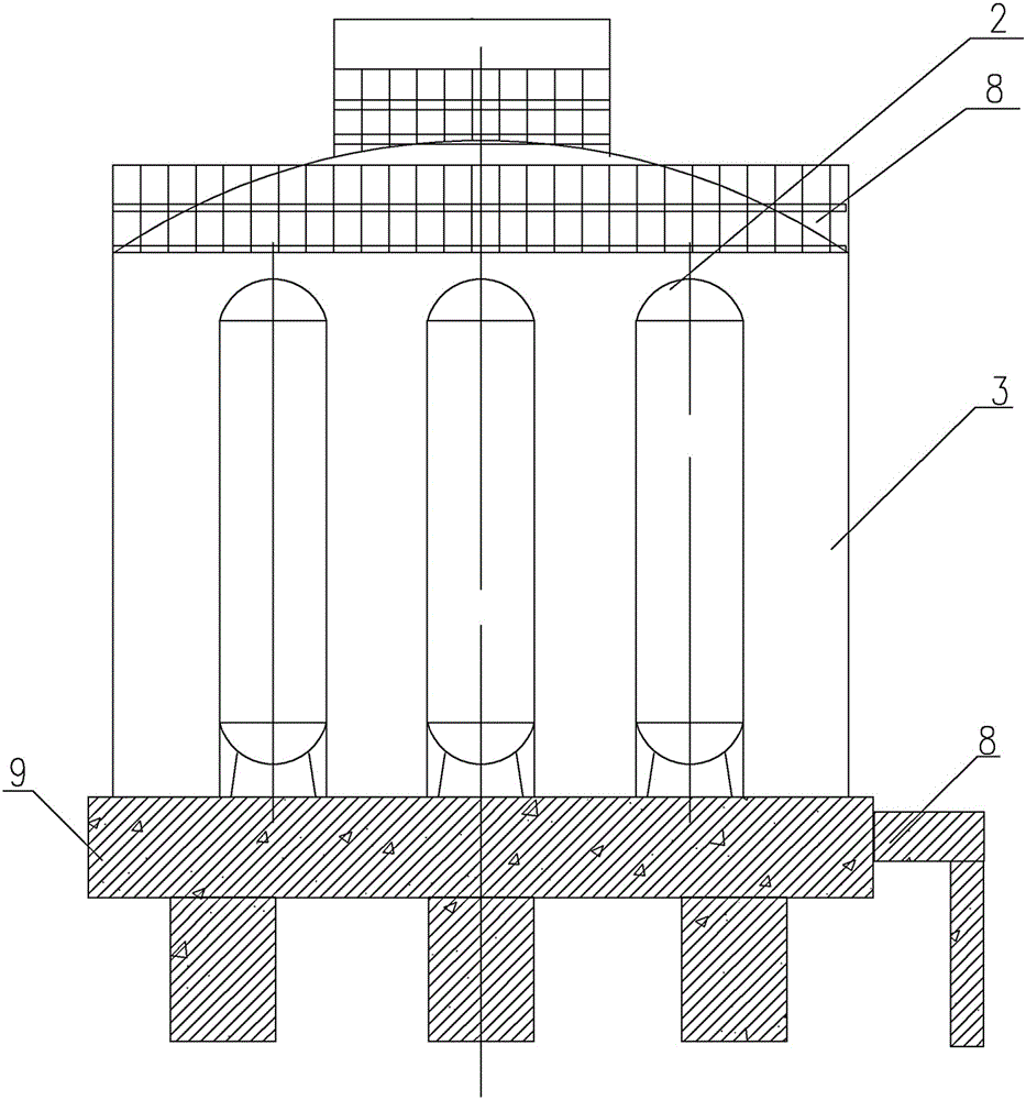 Mother-child tank type liquid nitrogen combination container