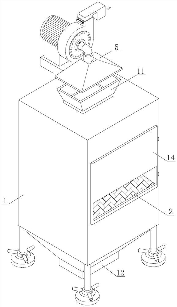 Ore impurity dust filtering device for mine construction and implementation method thereof