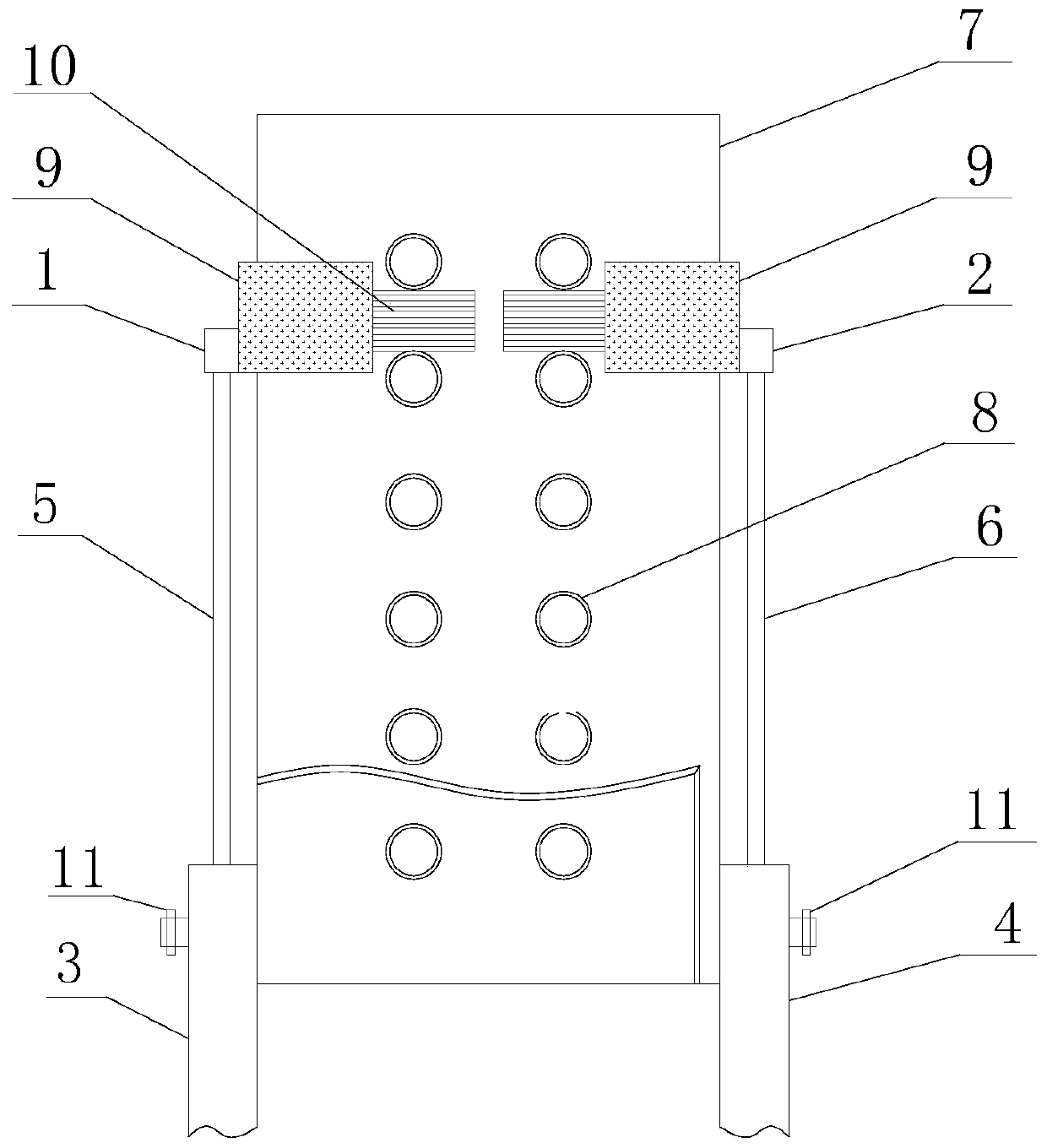 A self-cleaning evaporator