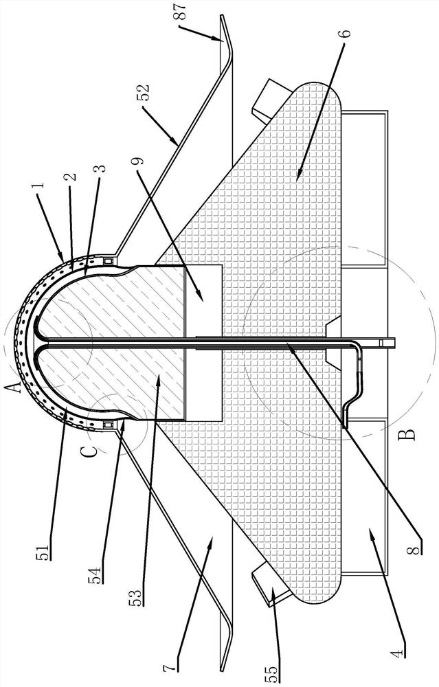 Distillation type seawater desalination device