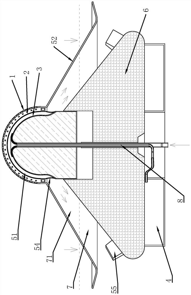 Distillation type seawater desalination device