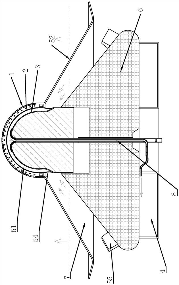 Distillation type seawater desalination device