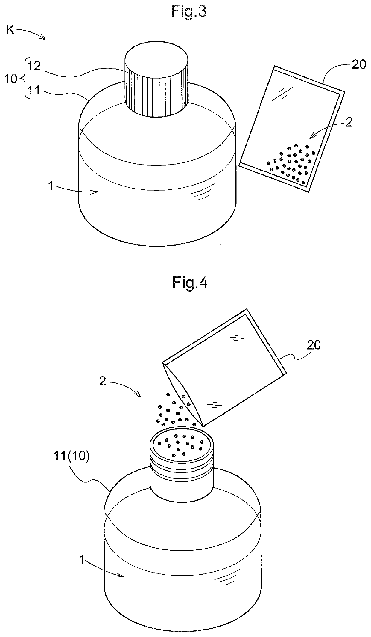 Chlorine dioxide gas generating method, liquid composition, gel composition, and chlorine dioxide gas generating kit