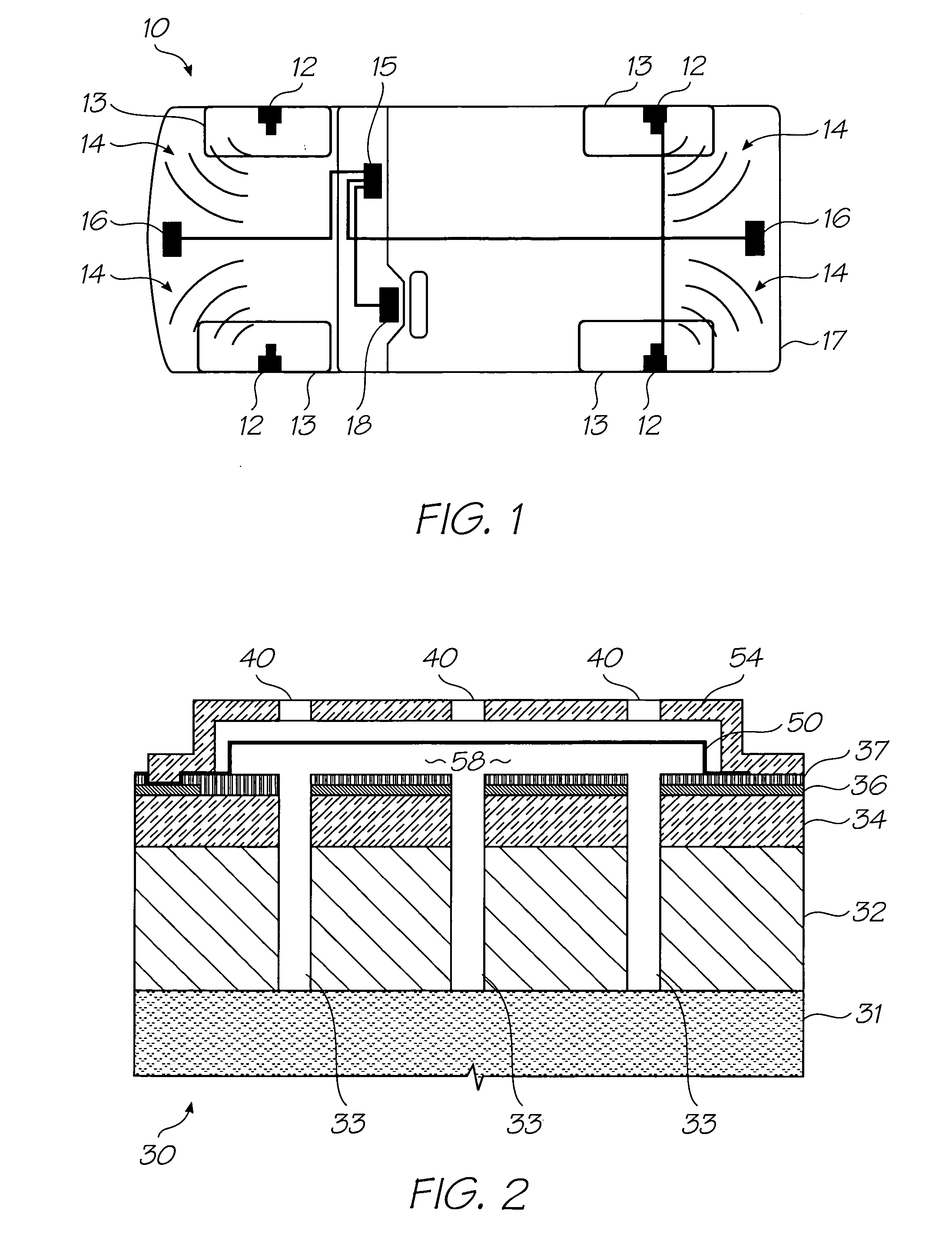 Pressure sensor with non-planar membrane