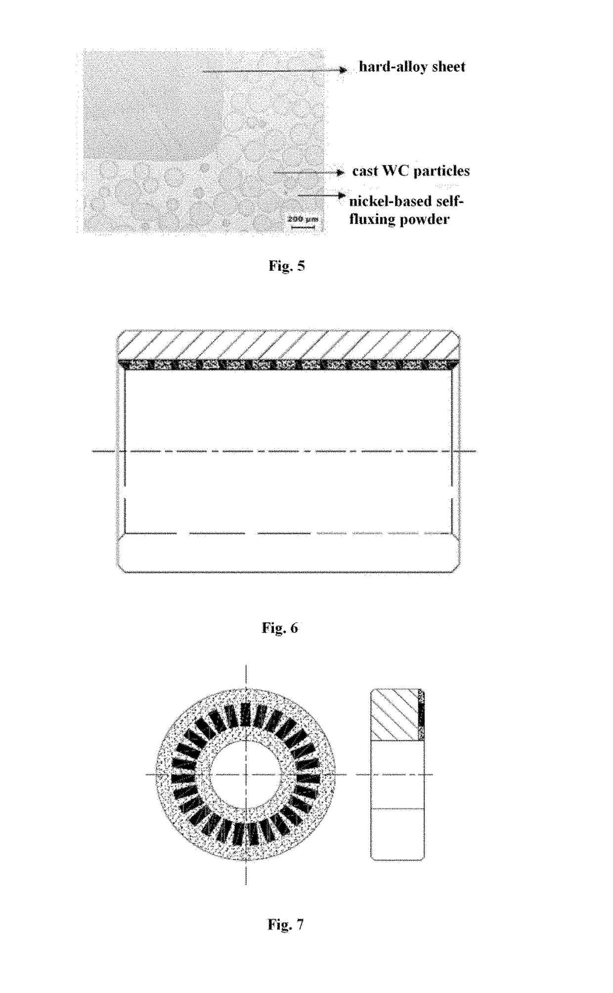 Composite hard-surface material and preparation method therefor