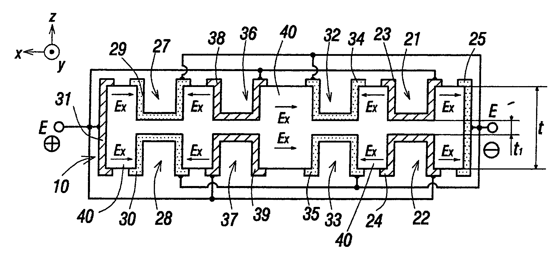 Electronic apparatus with two quartz crystal oscillators utilizing different vibration modes