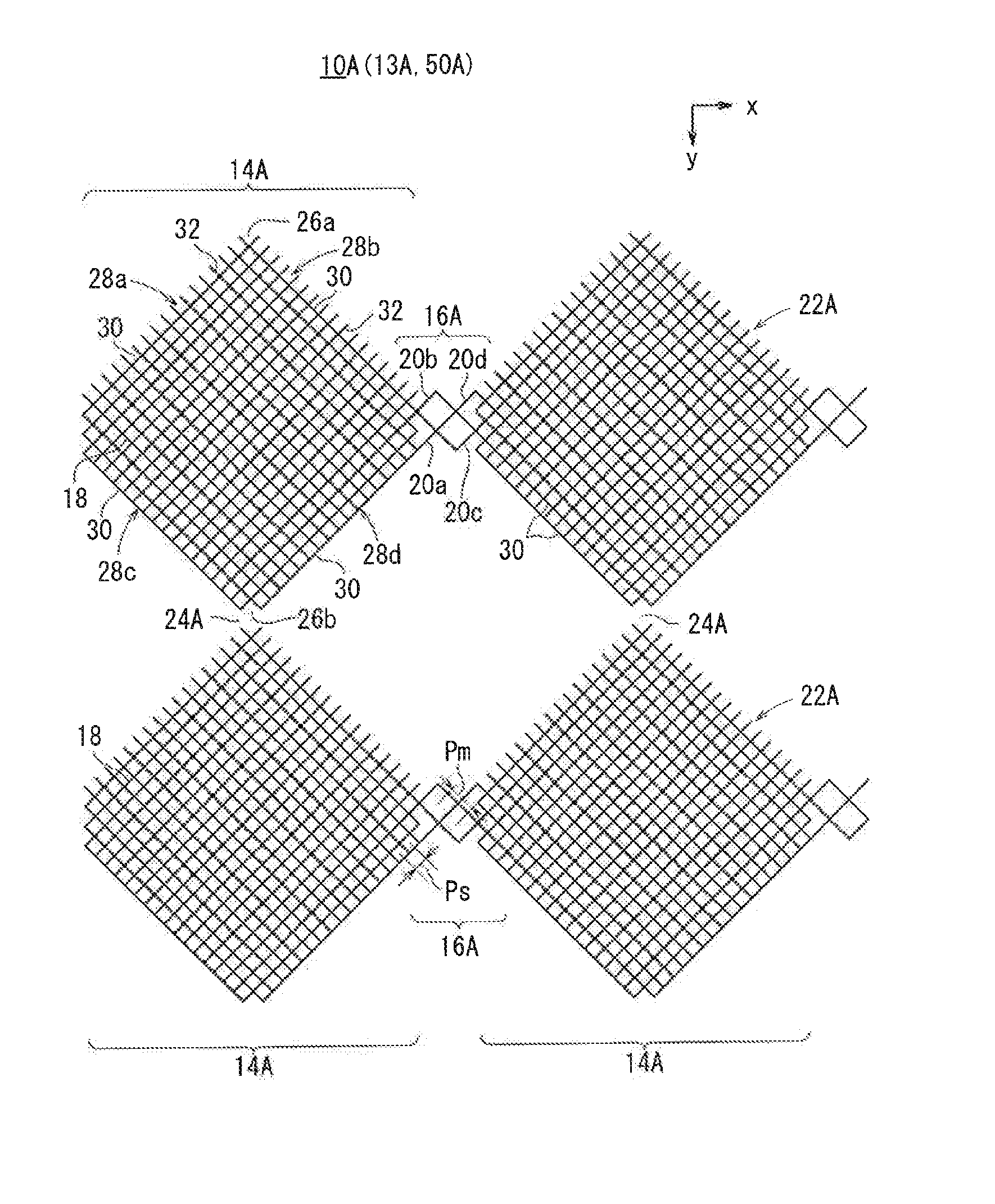 Conductive sheet, method for using conductive sheet, and capacitive touch panel