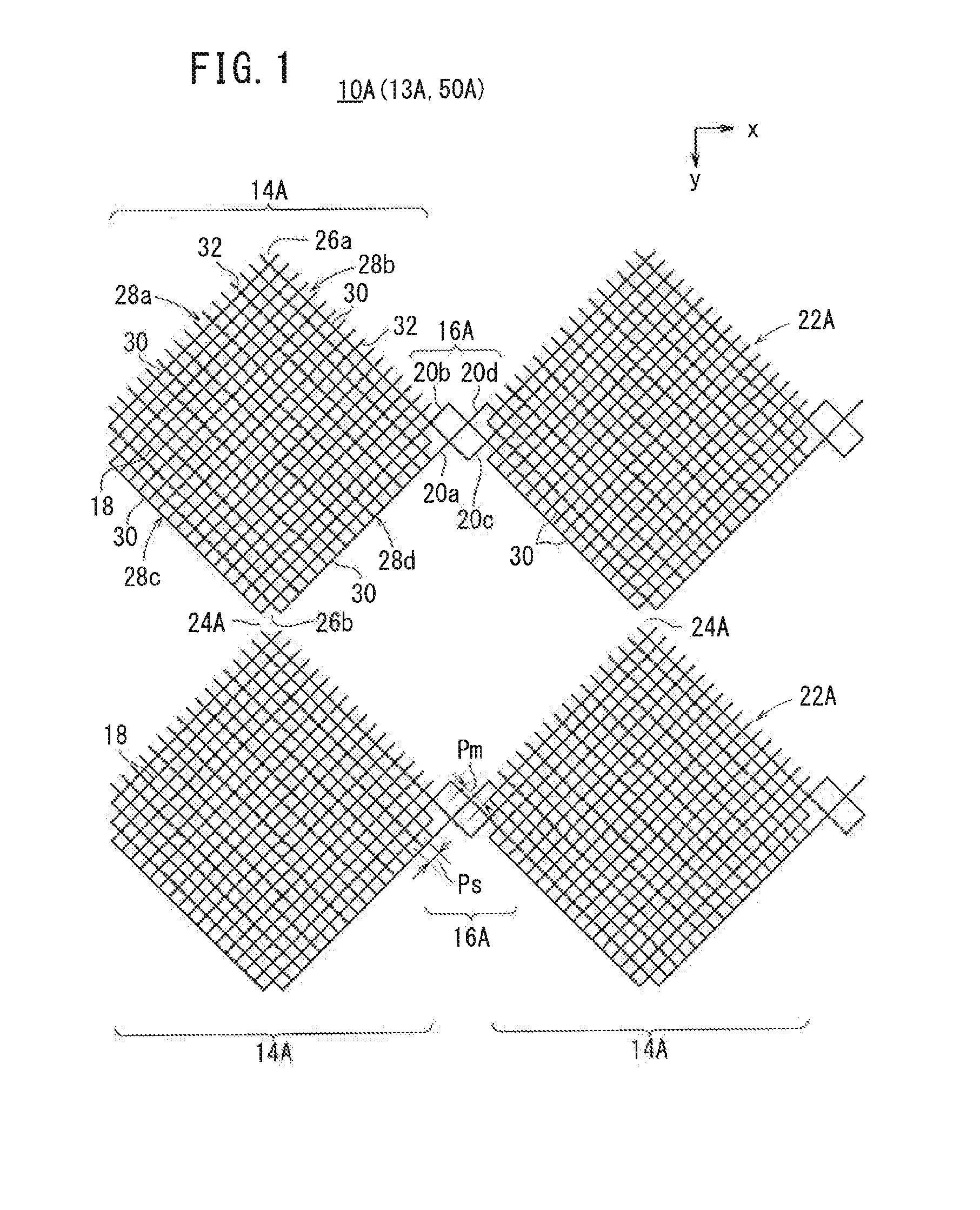 Conductive sheet, method for using conductive sheet, and capacitive touch panel