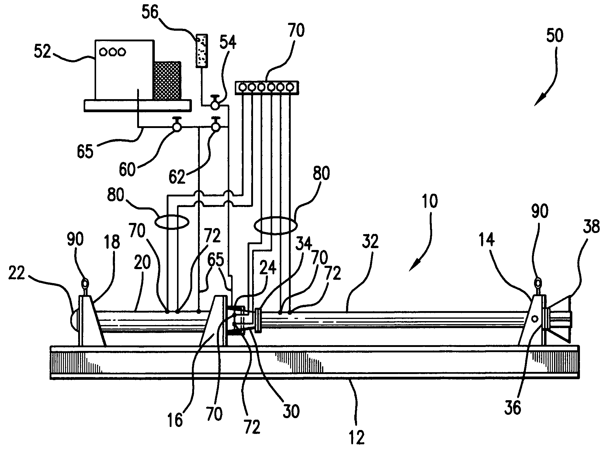 Pneumatic launcher system and method for operating same