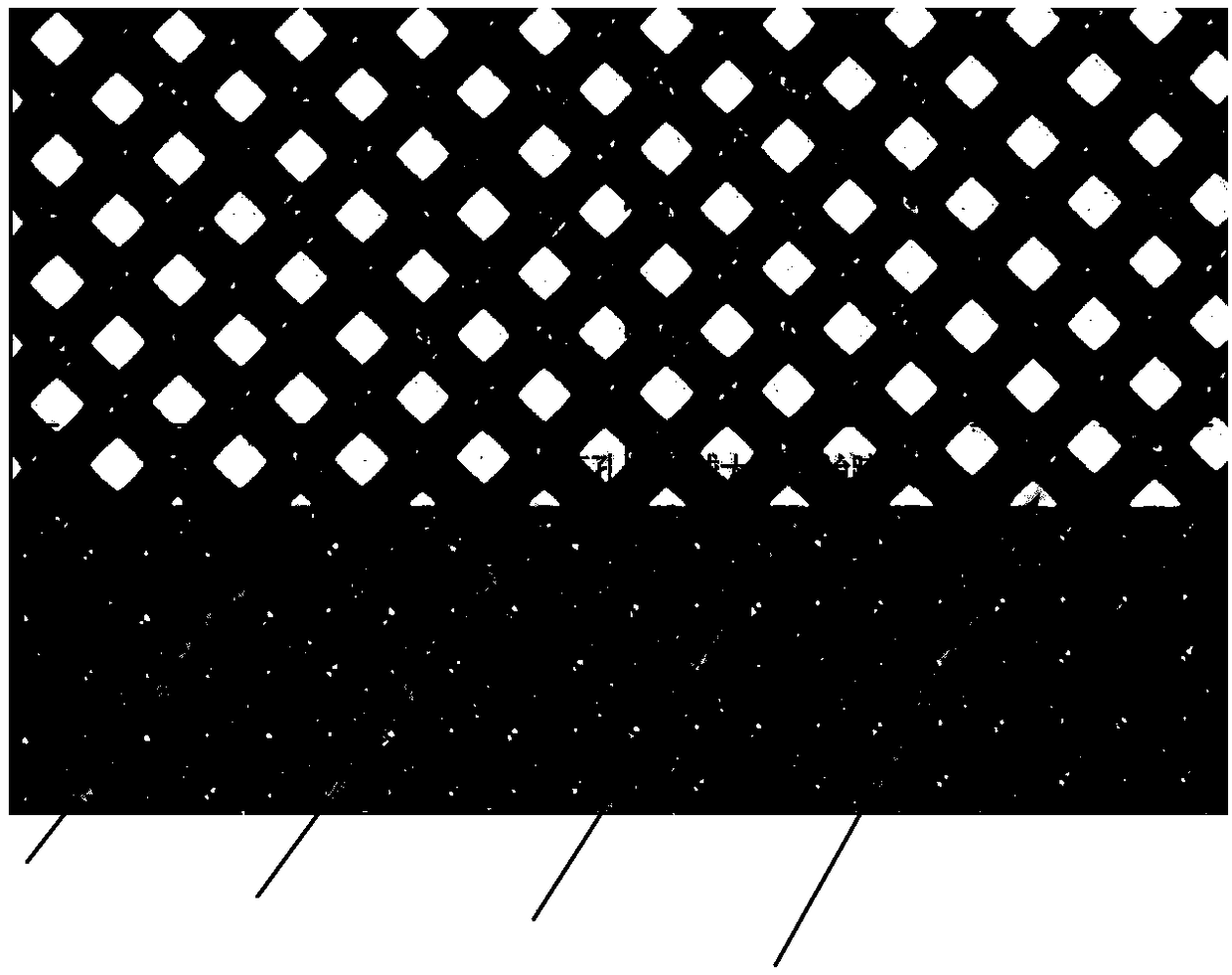 Tension method of printing polyester screen