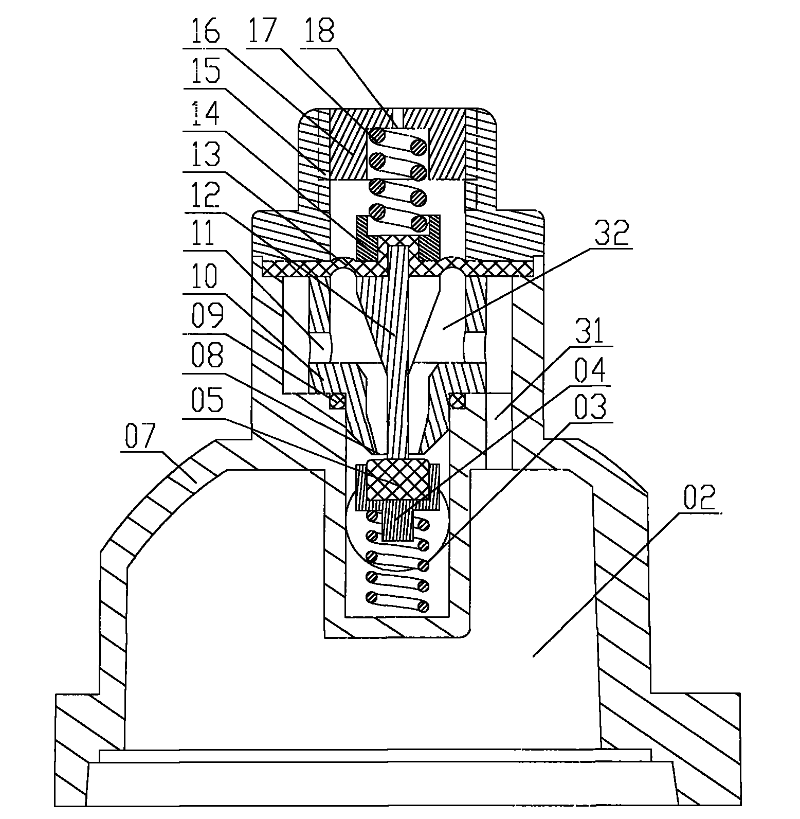 Diaphragm booster pump with constant-pressure structure