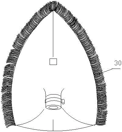 sf  <sub>6</sub> Detection method of special shielding positioning cover for qualitative leak detector