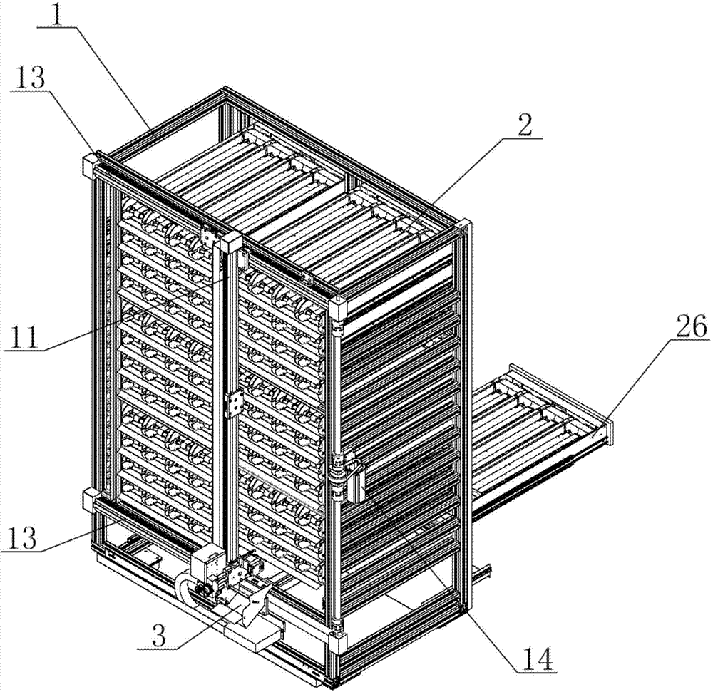 Injection dispensing bin and injection dispensing device with same