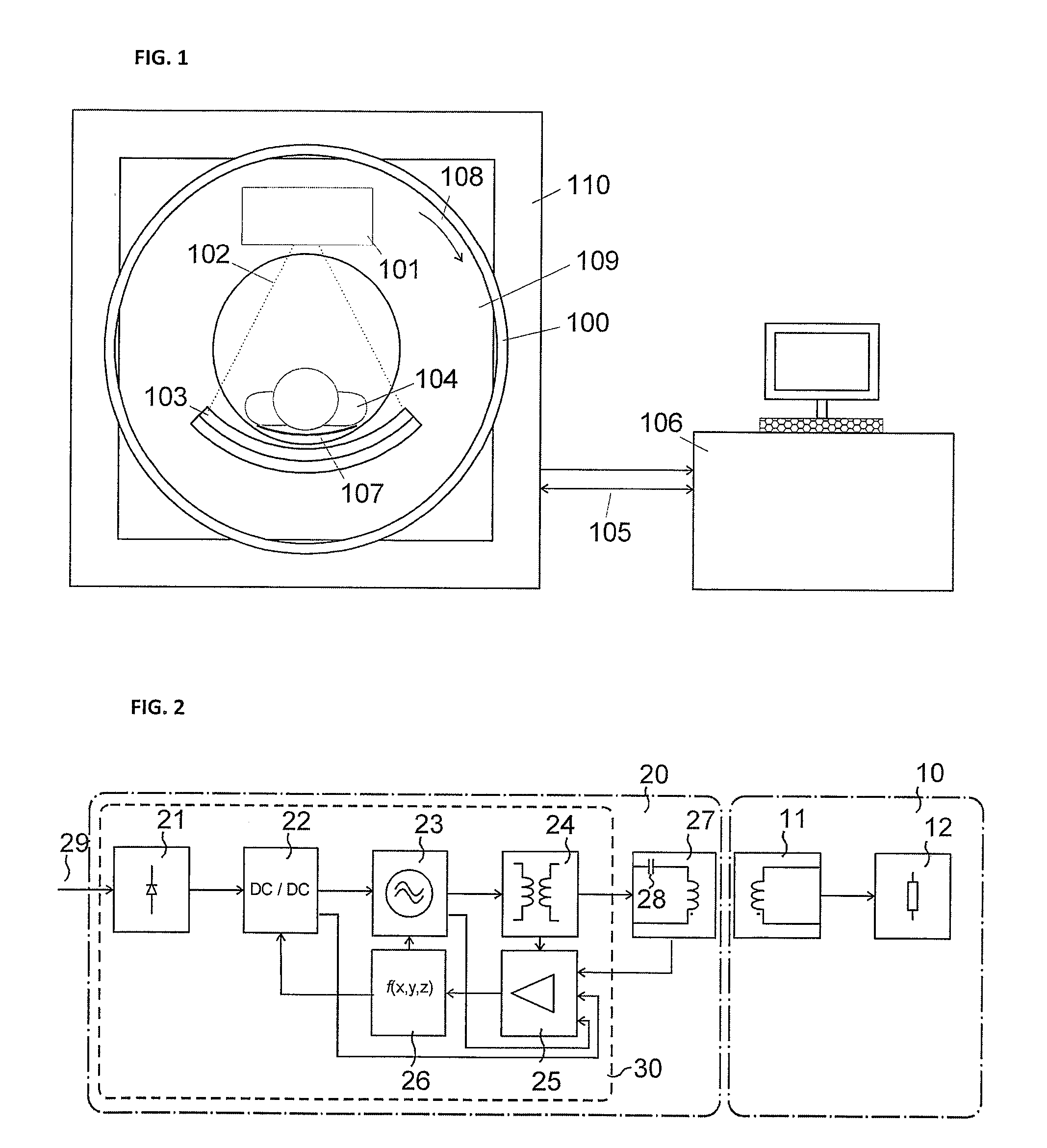 Controlled contactless power transmission