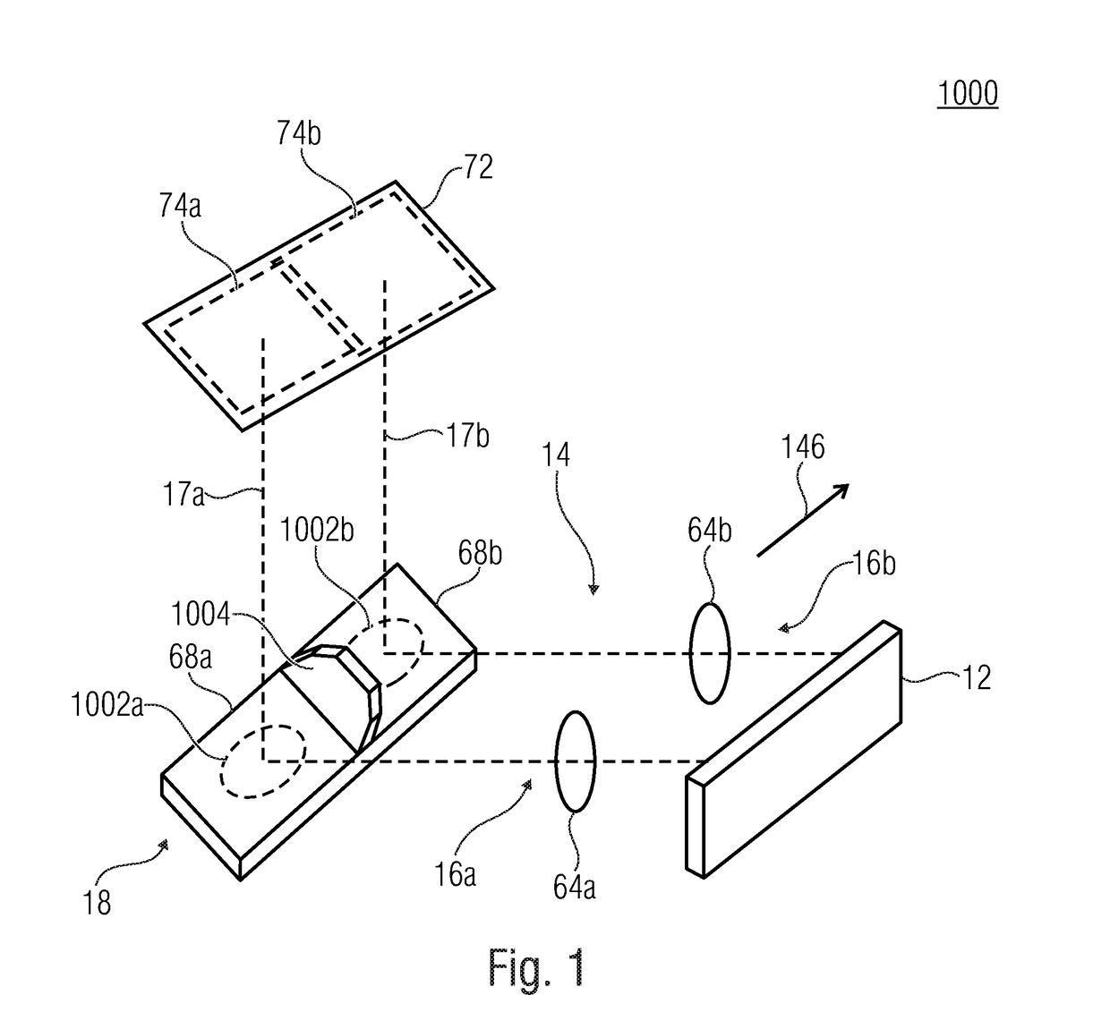 Multi-aperture imaging device, imaging system and method for capturing an object area